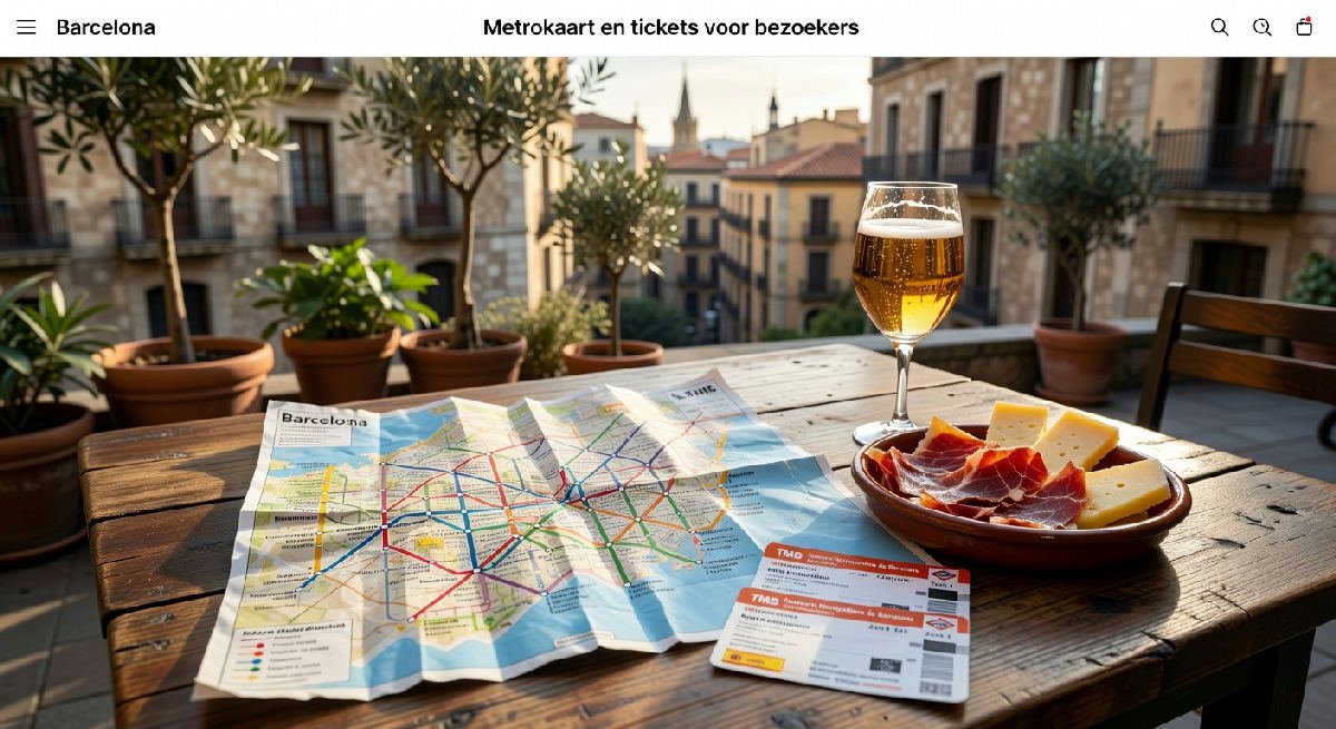 Metrokaart en tickets voor bezoekers