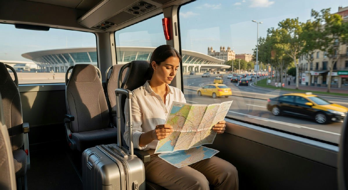 Vervoer vanaf het vliegveld naar het centrum